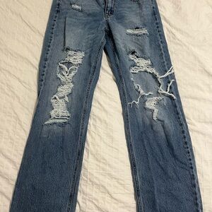 Aeropostale Blue Distressed Women Jeans